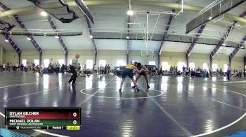 149 lbs Champ. Round 2 - Dylan Gilcher, Unattached vs Michael Dolan, West Virginia Unattached