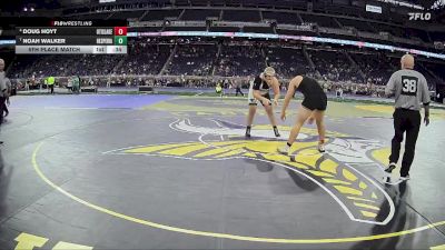 D4-285 lbs 5th Place Match - Noah Walker, Hesperia vs Doug Hoyt, Otisville LakeVille Memorial