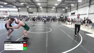 190 lbs Quarterfinal - Ridge Jobe, WAR Wrestling Club vs Alexander Anderson, Show Low