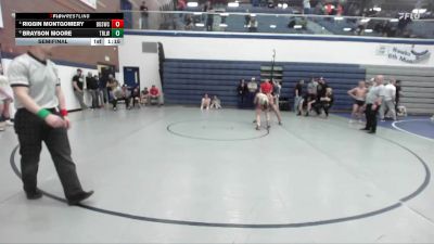 125 lbs Semifinal - Brayson Moore, Team Real Life Wrestling vs Riggin Montgomery, Brothers Of Steel Wrestling Club