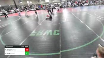 57 lbs Semifinal - Ty Gaines, Windsor WC vs DeShawn Doyle, Colorado Bad Boys