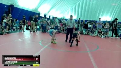 52 lbs Round 4 (8 Team) - Ayden Noel, Neighborhood Wrestling vs Leyton Boyd, Killer Elite