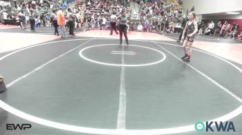 70 lbs Rr Rnd 2 - Emily Tarwater, Eufaula Ironheads Wrestling Club vs Camryn Price, Team Tulsa Wrestling Club