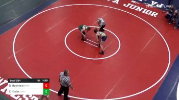 147 lbs Semifinal - Dillon Bechtold, Owen J Roberts vs Connor Yoder, North Star