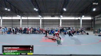 83 lbs Round 1 (4 Team) - Paxton Beckett, Team Renegade vs Matthew Mcnulty, Suples