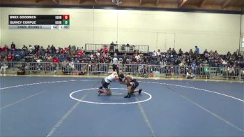 Cons. Round 2 - Brex Goodrich, Utah State MEN vs Quincy Corpuz, Grand Canyon University Men