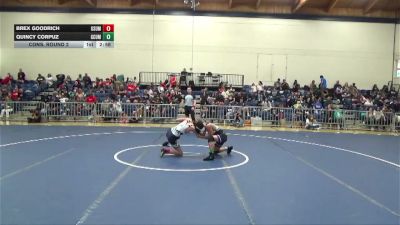 Cons. Round 2 - Brex Goodrich, Utah State MEN vs Quincy Corpuz, Grand Canyon University Men
