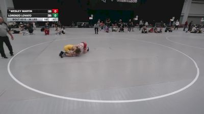 96 lbs Cons. Sub-rd Of 32 - Lorenzo Lovato, Summit Wrestling Academy vs Wesley Martin, Elevate Wrestling Academy
