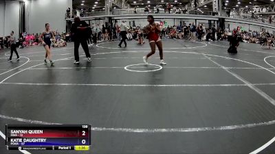 138 lbs Finals (2 Team) - Sanyah Queen, MWA vs Katie Daughtry, POWA