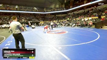 190 Class 1 lbs Champ. Round 1 - Kenlee Fish, Plattsburg vs Latahvia Williams, STEAM Academy At McCluer South-Berkeley