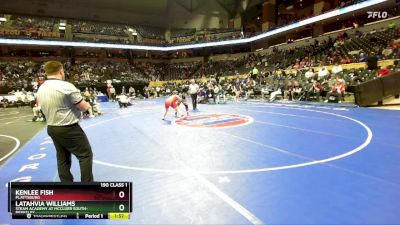 190 Class 1 lbs Champ. Round 1 - Kenlee Fish, Plattsburg vs Latahvia Williams, STEAM Academy At McCluer South-Berkeley