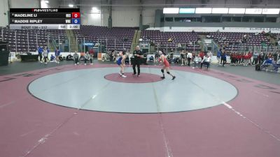 117 lbs Semifinal - Madeline Li, New England College vs Maddie Ripley, Western New England