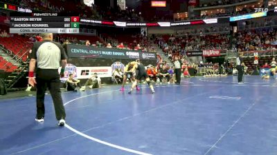 1A-165 lbs Cons. Round 4 - Jackson Kounkel, Hinton vs Easton Beyer, Sibley-Ocheyedan