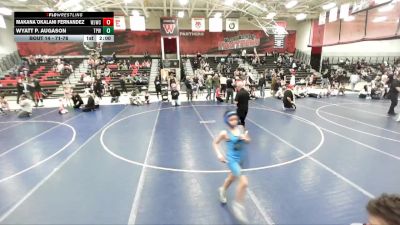 71-78 lbs Round 3 - Wyatt P. Augason, Team Prestige Wrestling vs Makana`okalani Fernandez, West Jordan Wresting Club