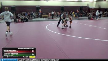 B-7 lbs Quarterfinal - Austin Weliver, Sailor Mat Club vs Cash Ballard, Krakow Wrestling Club