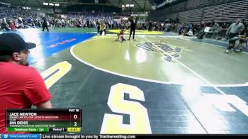 53 lbs Champ. Round 2 - Jace Newton, Enumclaw Yellow Jackets Wrestling Club vs Ian Denis, Thunder Mountain Wrestling Club