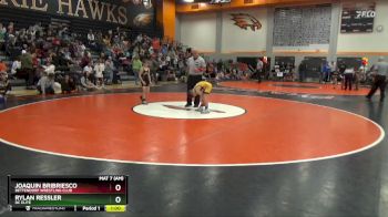 B-9 lbs Quarterfinal - Joaquin Bribriesco, Bettendorf Wrestling Club vs Rylan Ressler, DC Elite