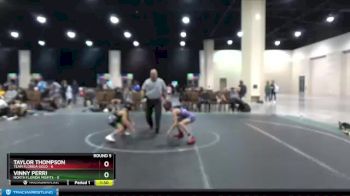 76 lbs Round 5 (6 Team) - Taylor Thompson, Team Florida Gold vs Vinny Perri, North Florida Misfits