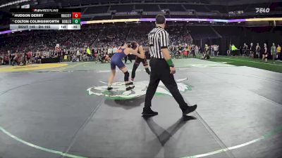 D4-165 lbs Cons. Round 1 - Hudson Derry, Rogers City vs Colton Colingsworth, Gobles