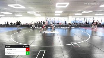 143 lbs Consi Of 8 #2 - Joey Harper, Brigade Wrestling Club vs Zackary Nelson, Bonny Eagle