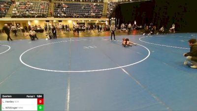 7th - 8th grade - 78 Quarters - Lucas Whitinger, Waverly Area Wrestling Club vs Lane Henley, DC Elite Wrestling