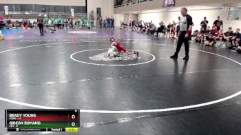 55 lbs Finals (8 Team) - Gideon Romano, LSH vs Brady Young, Pierz