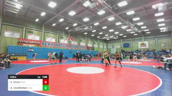 128 lbs Quarterfinal - Ernest Grant, South vs Alek VanBebber, Kingsburg