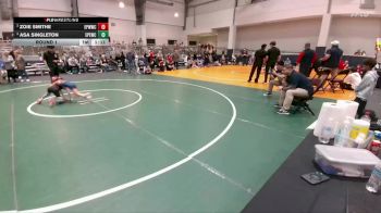 56 lbs Round 1 - Zoie Smithe, El Paso Wildcats Wrestling Club vs Asa Singleton, El Paso Enforcers Wrestling Club