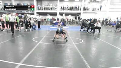94 lbs 3rd Place - Liam Ivatts, New England Gold WC vs Aidan Shirazi, Doughboys WC