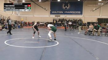 144 lbs Round Of 16 - Max Brown, New Canaan vs Mateo Vializ, Maloney