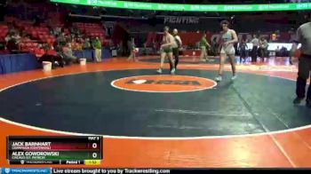 2 lbs Quarterfinal - Jack Barnhart, Champaign (Centennial) vs Alex Goworowski, Chicago (St. Patrick)