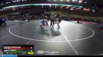 182 lbs Champ. Round 2 - Josiah Jenkins, Jesuit vs William Strickland, South Dade