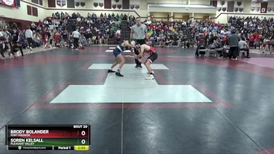 113 lbs Round 1 - Soren Kelsall, Pleasant Valley vs Brody Bolander, Fort Madison