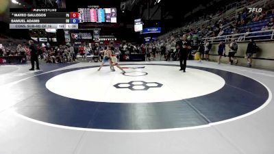 120 lbs Cons. Sub-rd Of 16 - Mateo Gallegos, PA vs Samuel Adams, OH