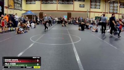 60 lbs Semifinal - Milo Ksebe, McDonald Wrestling Academy vs Emory White, NOVA Wrestling Club