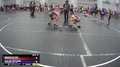 118 lbs Round 4 (8 Team) - Gracelyn Fox, Georgia United Blue vs Raylee Mullenix, Takedown Elite