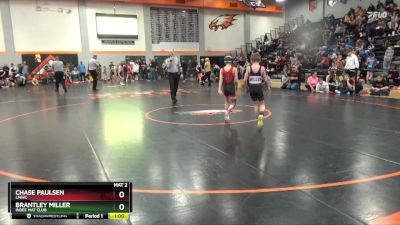 72 lbs Cons. Semi - Brantley Miller, Indee Mat Club vs Chase Paulsen, LMWC