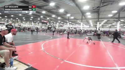 55 lbs Quarterfinal - Khy Escalante, Tucson Cyclones vs Riggin Woodworth, Dickinson WC