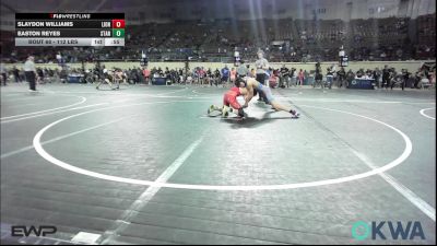 112 lbs Consi Of 4 - Slaydon Williams, Lions Wrestling Academy vs Easton Reyes, Standfast