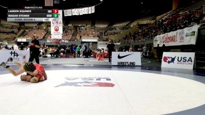 Junior Boys - 113 lbs Cons. Round 4 - Landen Squires, Sunnyvale Wrestling Club vs Madan Stoner, Royal High School Wrestling