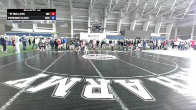 157 lbs Champ. Round 1 - Myka Love, Sanderson Wrestling Academy vs Preston Clark, 4A Snow Canyon UT