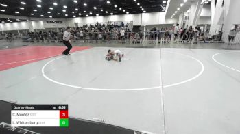 50 lbs Quarterfinal - Cruz Montez, Steel City Reloaded WC vs Lincoln Whittenburg, Ceres Pups WC