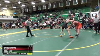 215 lbs 5th Place Match - Cayden Spotts, ASHLAND vs Cody Fair, Washington (Massillon)