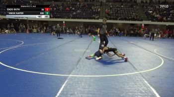 55 lbs Champ. Round 2 - Enzo Ruth, Braham Warriors vs Knox Kafer, Matpac Wrestling- ND