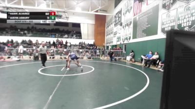 120 lbs Cons. Round 4 - Justin Asbury, Trabuco Hills vs Hawk Alvarez, Mayfair