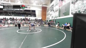 120 lbs Cons. Round 4 - Justin Asbury, Trabuco Hills vs Hawk Alvarez, Mayfair