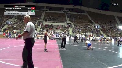 5A 120 lbs 3rd Place Match - Brandon Harman, Beauregard HS vs Emmett Loper, Elberta HS
