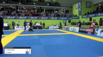 ESPEN MATHIESEN vs EDWIN NAJMI 2018 European Jiu-Jitsu IBJJF Championship