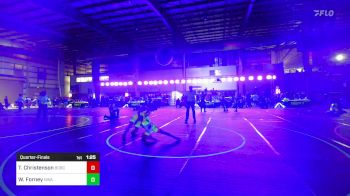 113 lbs Quarterfinal - Trevor Christenson, Bobcat WC vs Wyatt Forney, Nwa