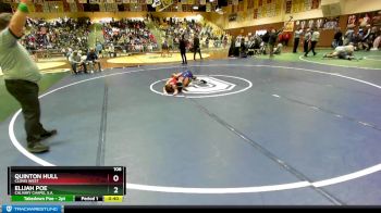 106 lbs Cons. Round 6 - Elijah Poe, Calvary Chapel S.A. vs Quinton Hull, Clovis West